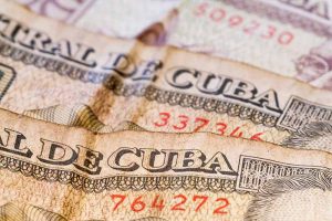 Billetes de moneda cubana